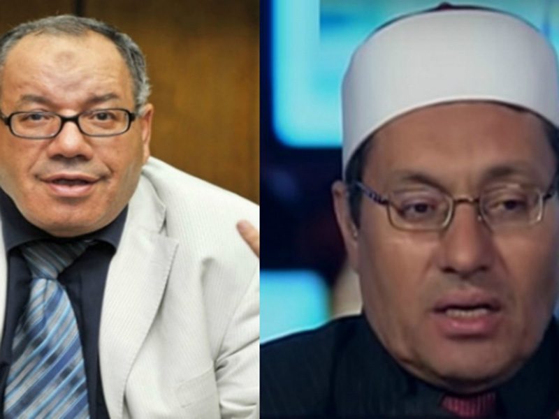 اضغط لمشاهدة الفيديو: مشاجرة على الهواء مباشرة أثناء برنامج على قناة مصرية